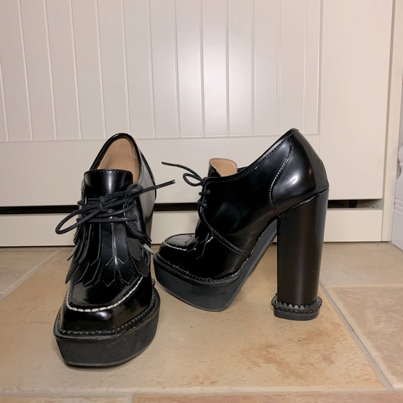 Topshop - Platform heeled loafers - Picture 2 of 5